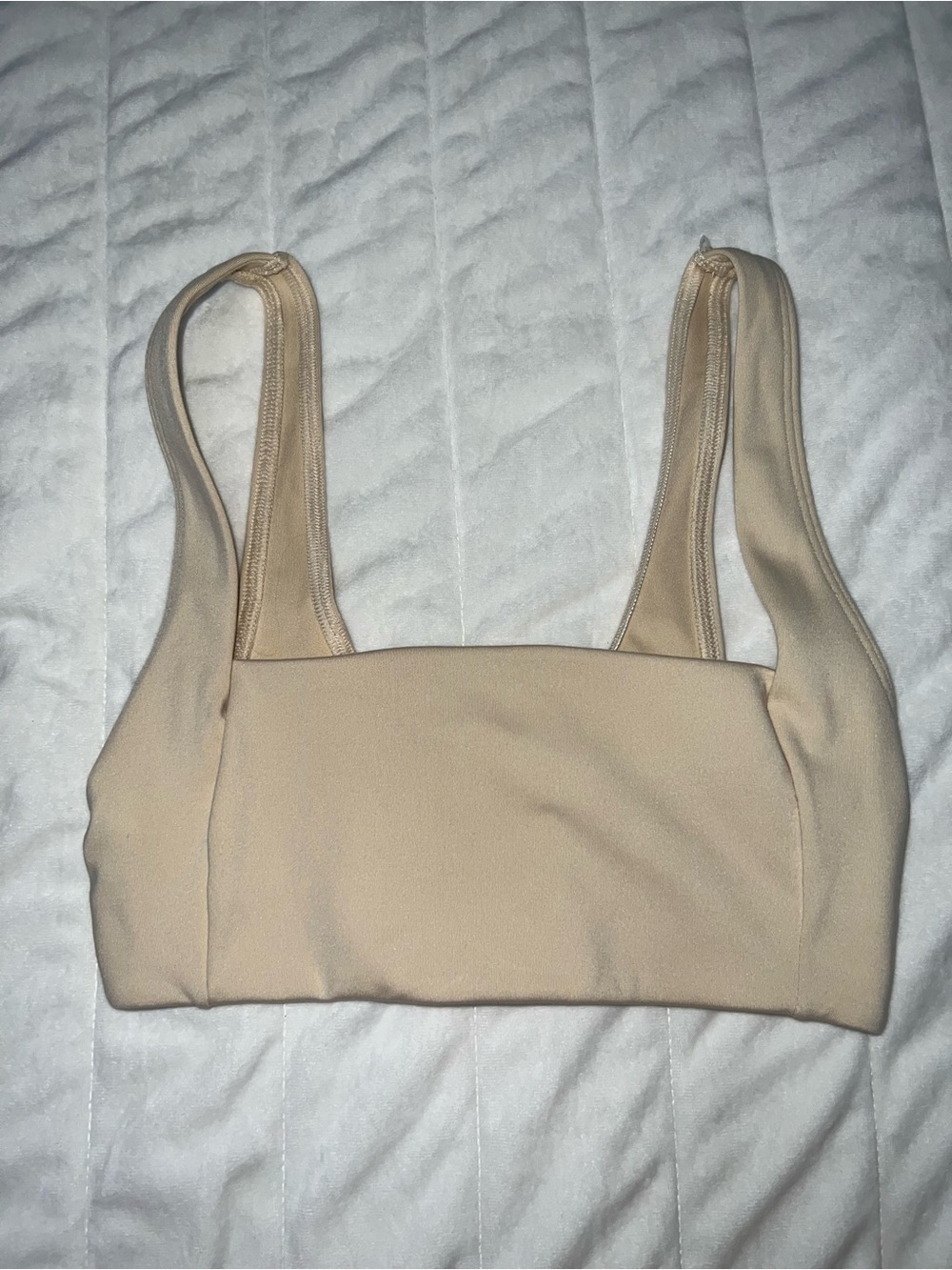 PINK Victoria's Secret Beige Square Bralette